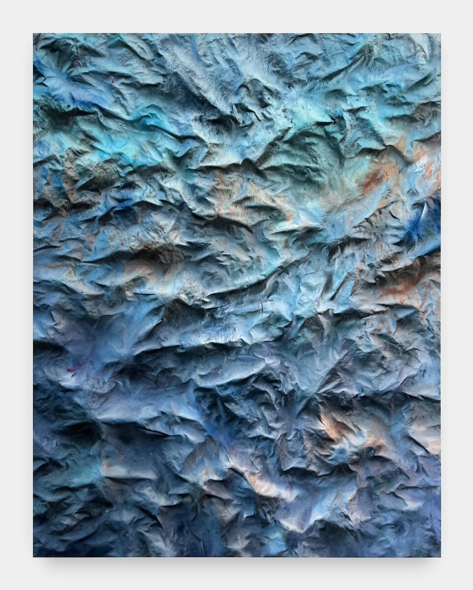 Anna Elise Johnson; As a Geological Force 10 (Blue Flow); 2025