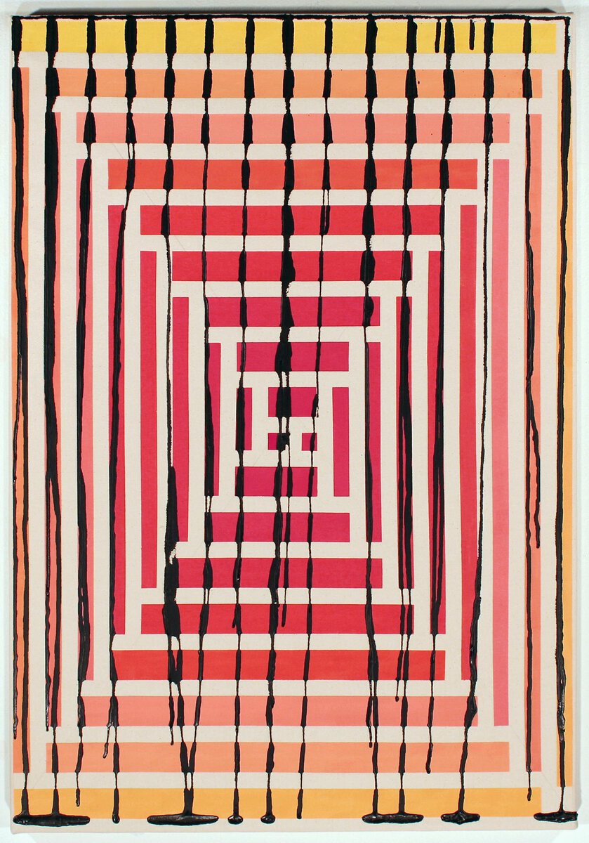 Jean Alexander Frater; yellow to red bands within 1; 2014