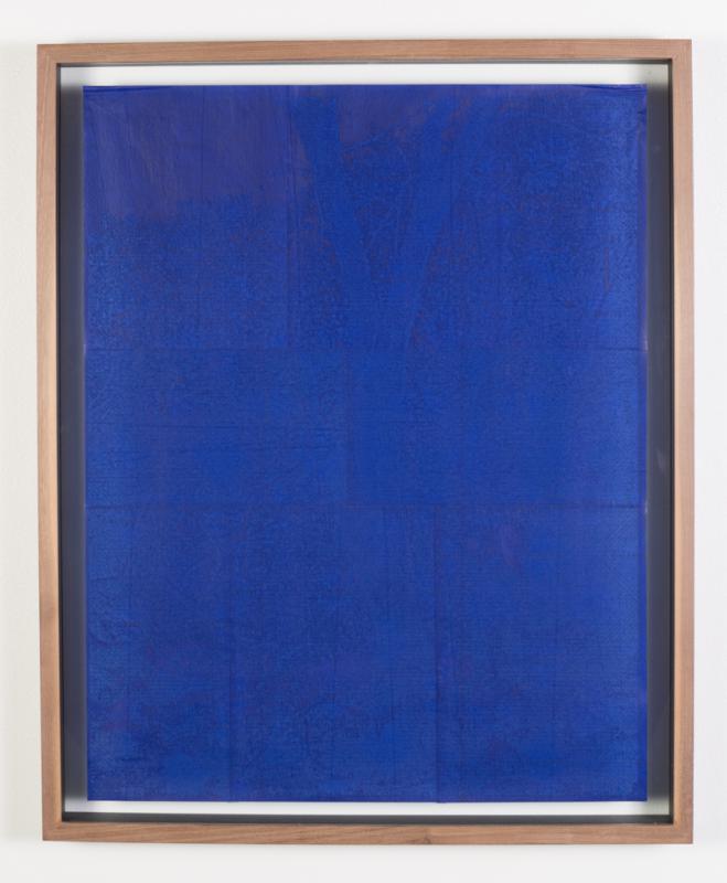Jerry Martin; Indented landscape 1-117 (blue tree); 