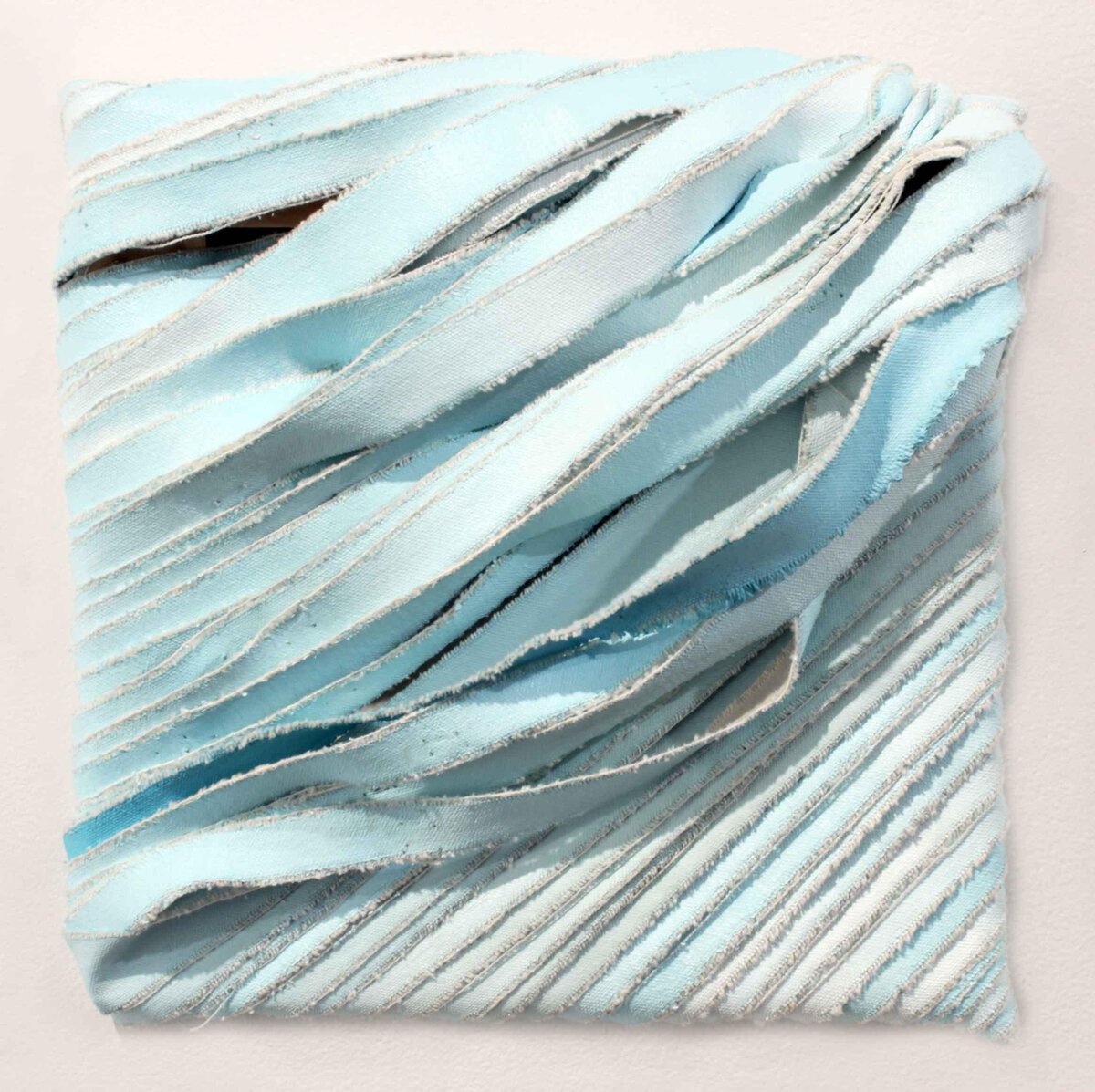 Jean Alexander Frater; Teal to White Loose and Taut; 2016